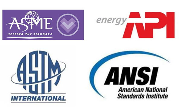 ASTM, ANSI, ASME, dan API